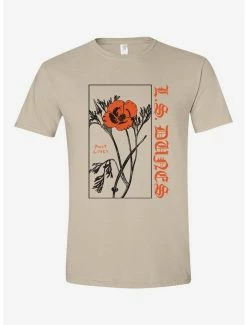 Cheap 😉 L.S. Dunes Past Lives Flower Boyfriend Fit 👧 Girls T-Shirt 🎁