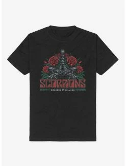 Hot Sale 👏 Scorpions Roses Boyfriend Fit 👧 Girls T-Shirt 🌟