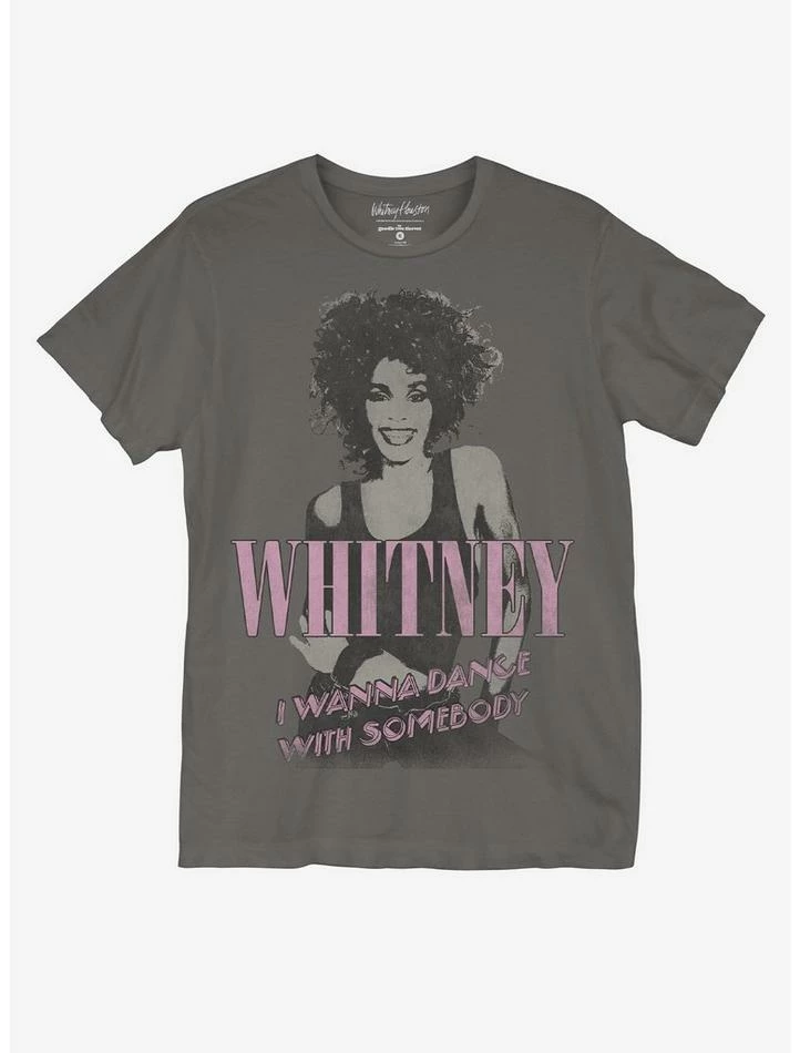Best Pirce π Whitney Houston I Wanna Dance With Somebody Boyfriend Fit π§ Girls T-Shirt π