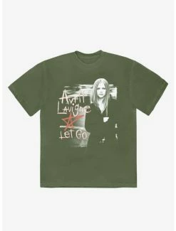 New 😍 Avril Lavigne Let Go Boyfriend Fit 👧 Girls T-Shirt ⌛