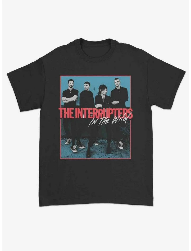 Best deal ๐ The Interrupters In The Wild Album Cover Boyfriend Fit ๐ง Girls T-Shirt ๐ฅฐ
