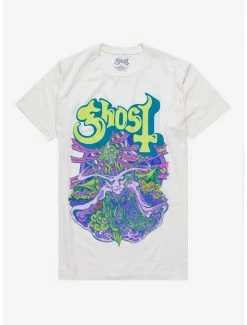 Wholesale ⌛ Ghost Pastel Papa Emeritus Boyfriend Fit 👧 Girls T-Shirt 😍