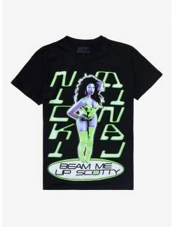 Cheap 🧨 Nicki Minaj Beam Me Up Portrait T-Shirt ✔️