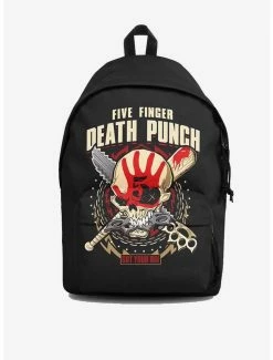 Cheapest 🤩 Rocksax Five Finger Death Punch Got Your Six 🎒 Backpack 👏