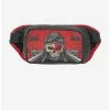 New ⌛ Rocksax Five Finger Death Punch Skull Pilot Shoulder Bag Fanny Pack 🧨