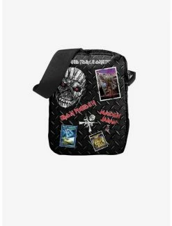Best Sale 😍 Rocksax Iron Maiden Tour Crossbody Bag 🎁
