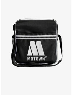 Best Pirce ⭐ Rocksax Motown Records Zip Top Record Crossbody Messenger Bag 🎉