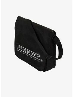 Coupon 🎁 Rocksax Priority Records Flap Top Vinyl Record Crossbody Messenger Bag 🎉