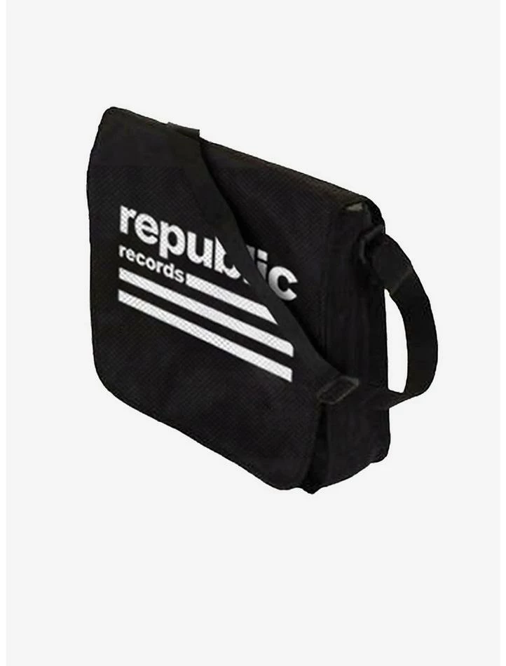 Best Pirce ๐ Rocksax Republic Records Flap Top Vinyl Record Crossbody Messenger Bag ๐