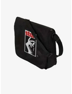 Discount ⭐ Rocksax Stax Records Hand Flap Top Record Crossbody Messenger Bag ✔️