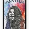 Deals ✨ Janis Joplin Paint Framed Wood Wall Art 🛒