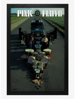 Buy 🛒 Pink Floyd Instrument Lineup Framed Wood Wall Art 🛒