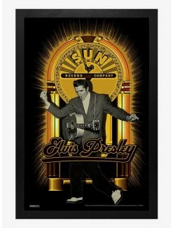 Top 10 💯 Sun Records Elvis Jukebox Framed Wood Wall Art 🎁