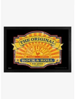 Best Sale ✨ Sun Records The Original Rock & Roll Framed Wood Wall Art 🌟