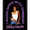 Flash Sale 🥰 Whitney Houston Dance With Somebody Framed Wood Wall Art ⌛