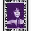 New 😀 Whitney Houston I Will Always Love You Framed Wood Wall Art 🎉