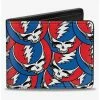 Discount ⌛ Grateful Dead Steal Your Face Stacked Bifold Wallet ✔️