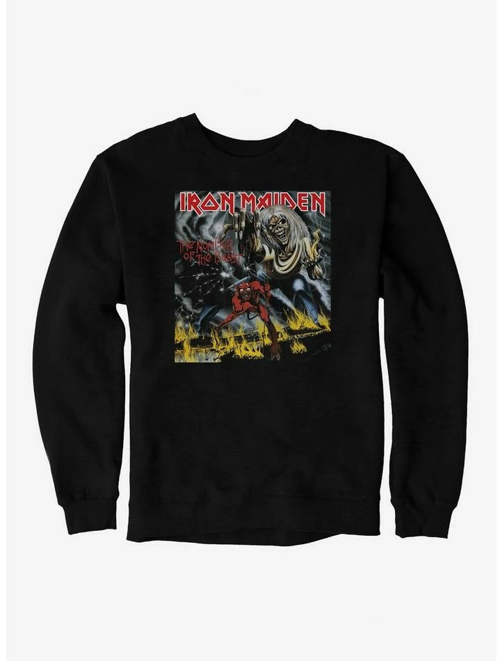 Coupon ✔️ Iron Maiden The Number Of The Beast Sweatshirt 👏