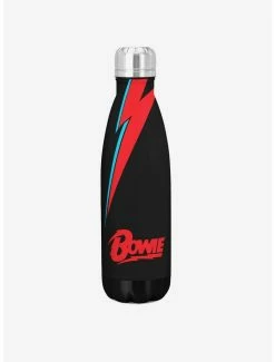 Budget 🎉 Rocksax David Bowie Lightning Stainless Steel Water Bottle ✨