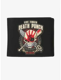 Best Pirce 🎉 Rocksax Five Finger Death Punch Got Your Six Premium Wallet 🎉