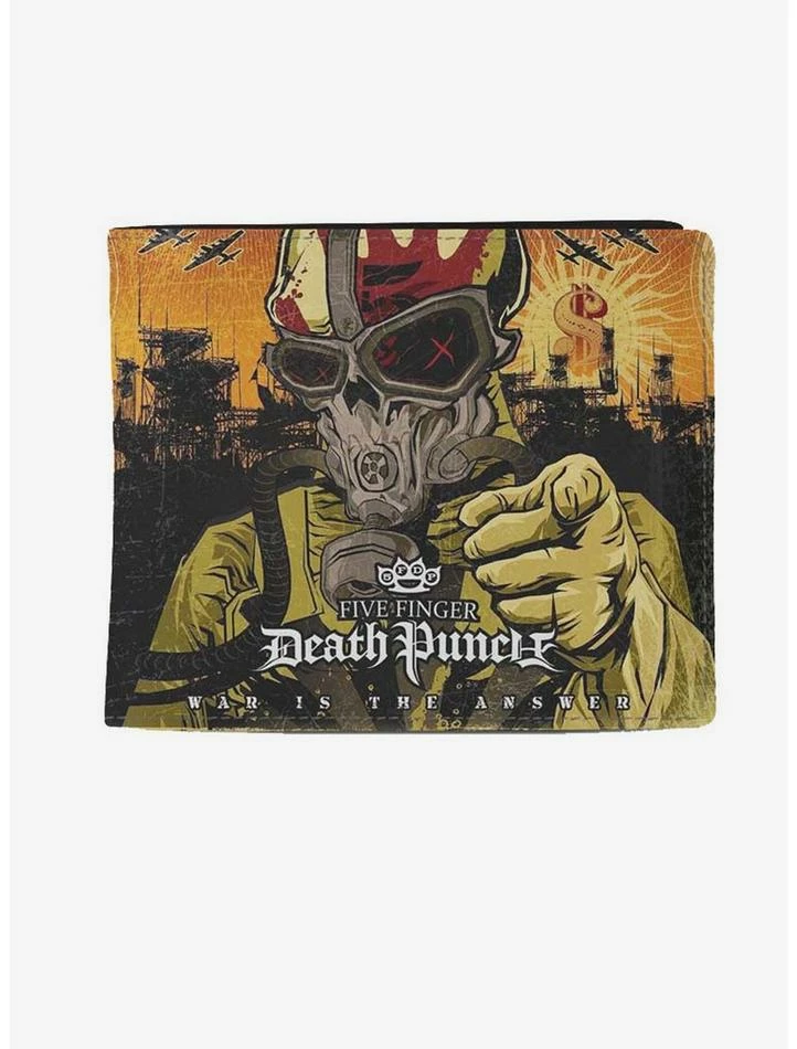 New 🎁 Rocksax Five Finger Death Punch War Is The Answer Premium Wallet 🔥