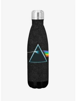 Outlet 💯 Rocksax Pink Floyd Dark of the Moon Side Stainless Steel Water Bottle 🌟