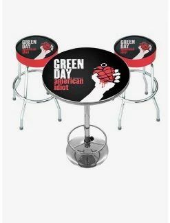 Cheapest 🥰 Rocksax Green Day American Idiot Bar Table and Stool Set 😍
