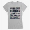 Best Pirce 🛒 Violent Femmes 2 Mics And The Truth 👧 Girls T-Shirt 🔔