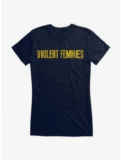 Best deal 🤩 Violent Femmes Distressed Logo 👧 Girls T-Shirt 🔔