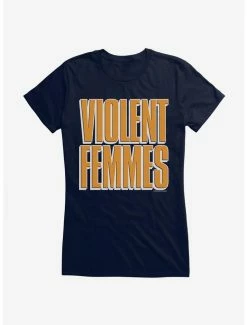 Brand new ✨ Violent Femmes Shadowed Logo 👧 Girls T-Shirt ⭐
