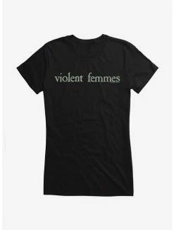 New 🥰 Violent Femmes Times Logo 👧 Girls T-Shirt 😀